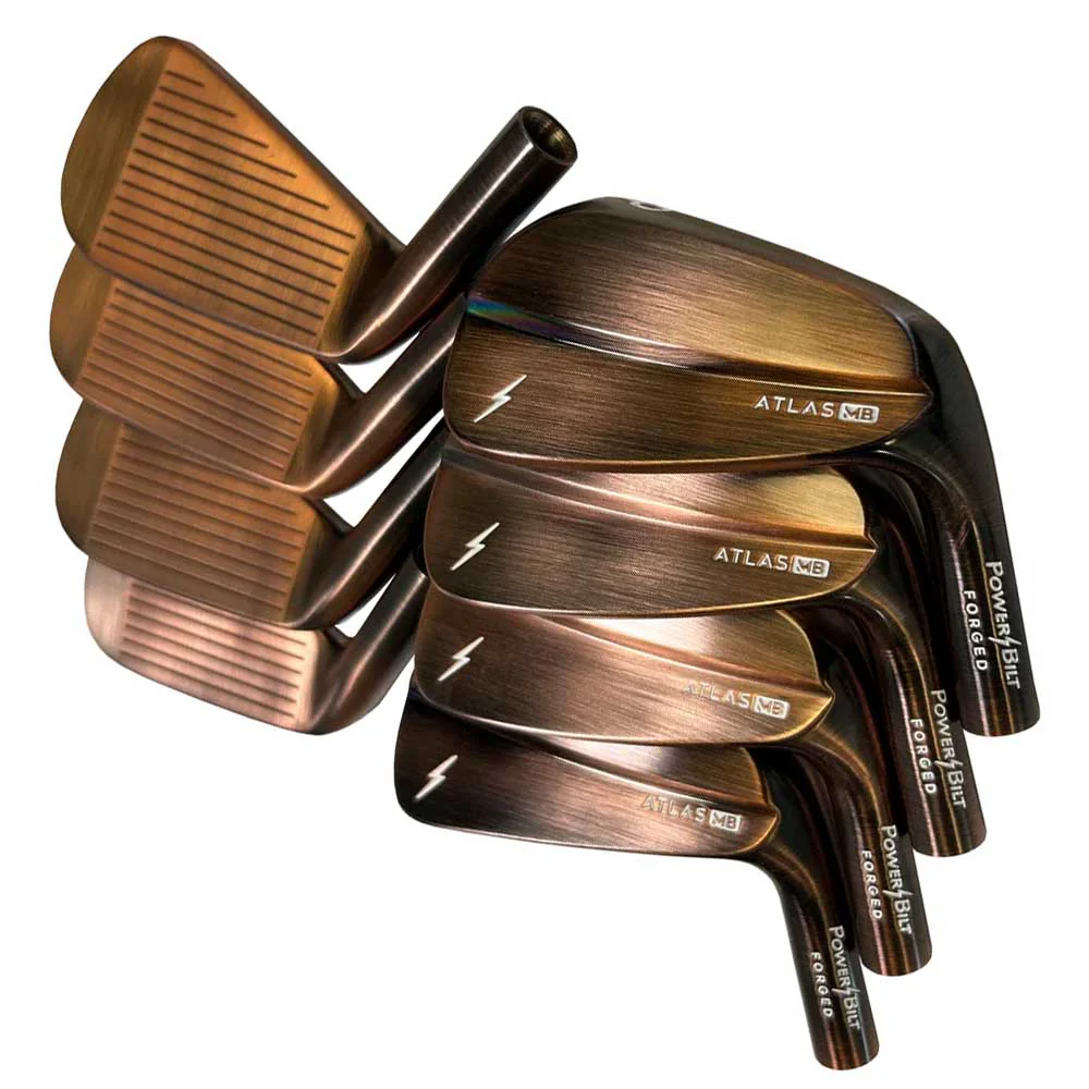 POWERBILT ATLAS MB BRONZE FINISH IRONS .370 (HEADS ONLY) - Image 5